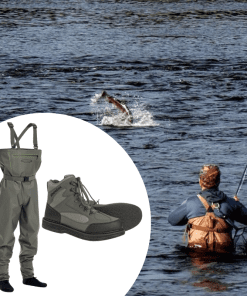 Vöðlutilboð-Vision Rio Vanda öndunarvöðlur og Snowbee River Trek vöðluskór